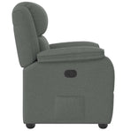 Recliner Chair Dark Grey Fabric