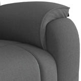 Recliner Chair Dark Grey Fabric