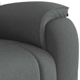 Massage Recliner Chair Dark Grey Fabric - Extra Image