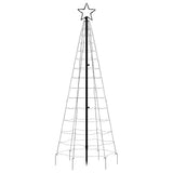 LED Christmas Tree with Spikes 220 LEDs Warm White 180 cm - 45-Degree Angle
