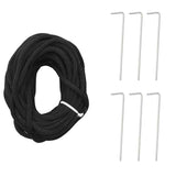 LED Christmas Tree with Spikes 220 LEDs Warm White 180 cm - Low Angle