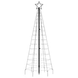 LED Christmas Tree with Spikes 220 LEDs Cold White 180 cm - 45-Degree Angle