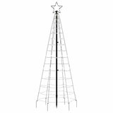 LED Christmas Tree with Spikes 220 LEDs Cold White 180 cm