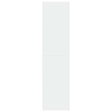 Wardrobe White 30x50x200 cm Engineered Wood - 45-Degree Angle