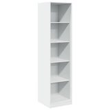 Wardrobe White 50x50x200 cm Engineered Wood - Front View