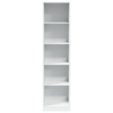 Wardrobe White 50x50x200 cm Engineered Wood - Top-Down View