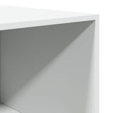 Wardrobe White 50x50x200 cm Engineered Wood - Close-Up Angle