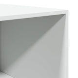 Wardrobe White 100x50x200 cm Engineered Wood - Close-Up Angle