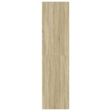 Wardrobe Sonoma Oak 100x50x200 cm Engineered Wood - 45-Degree Angle