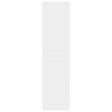 Wardrobe White 30x50x200 cm Engineered Wood - Rear View