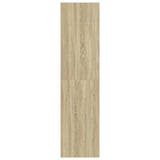 Wardrobe Sonoma Oak 30x50x200 cm Engineered Wood - Rear View