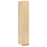 Wardrobe Sonoma Oak 30x50x200 cm Engineered Wood - Close-Up Angle