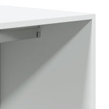 Wardrobe White 80x50x200 cm Engineered Wood - Low Angle