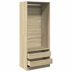 Wardrobe Sonoma Oak 80x50x200 cm Engineered Wood