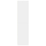 Wardrobe White 30x50x200 cm Engineered Wood - 45-Degree Angle