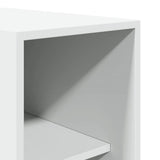 Wardrobe White 30x50x200 cm Engineered Wood - Close-Up Angle