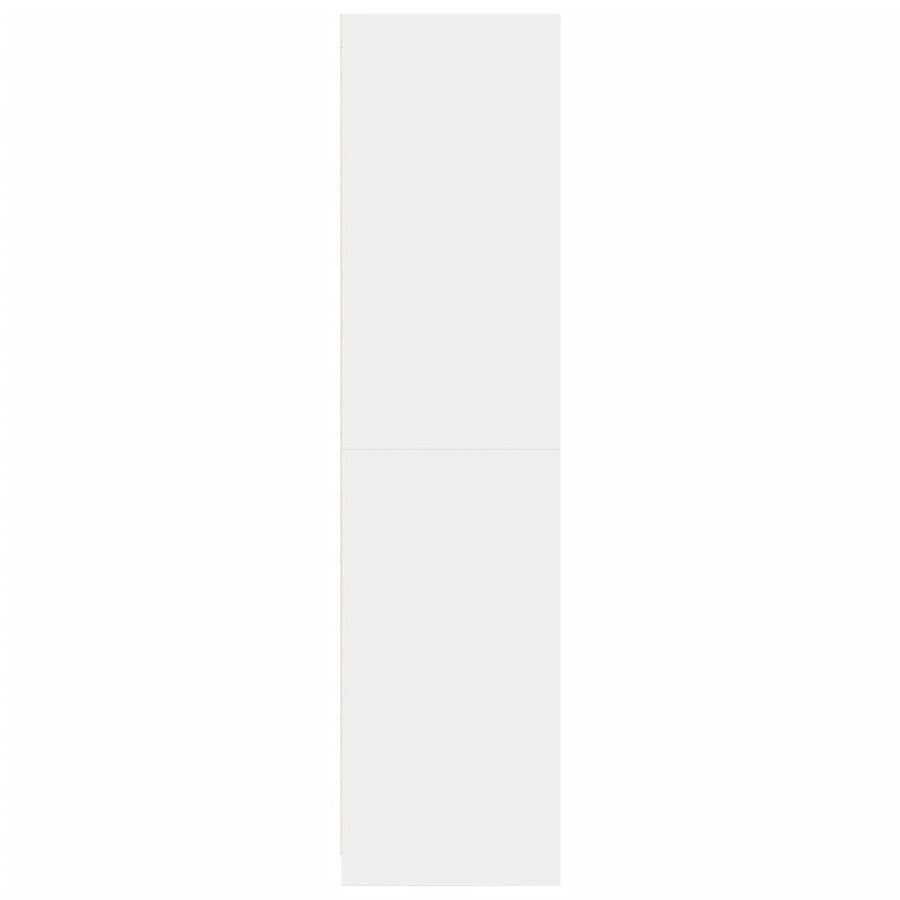Wardrobe White 50x50x200 cm Engineered Wood