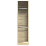 Wardrobe Sonoma Oak 50x50x200 cm Engineered Wood - Top-Down View
