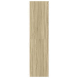 Wardrobe Sonoma Oak 50x50x200 cm Engineered Wood - 45-Degree Angle
