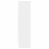 Wardrobe White 100x50x200 cm Engineered Wood