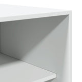 Wardrobe White 100x50x200 cm Engineered Wood - Close-Up Angle