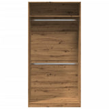 Wardrobe Artisian Oak 100x50x200 cm Engineered Wood - Top-Down View