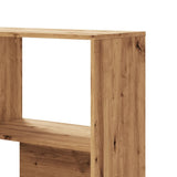 Corner Bookcase 4-Tier Artisian Oak 85x85x140 cm Engineered Wood - Low Angle