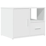 Corner Cabinet White 160x40x45 cm Engineered Wood - Rear View