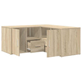 Corner Cabinet Sonoma Oak 160x40x45 cm Engineered Wood - Front View