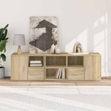 Corner Cabinet Sonoma Oak 160x40x45 cm Engineered Wood - Side View