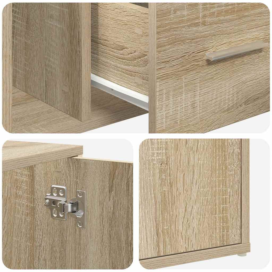 Corner Cabinet Sonoma Oak 160x40x45 cm Engineered Wood