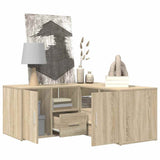 Corner Cabinet Sonoma Oak 160x40x45 cm Engineered Wood - Top-Down View