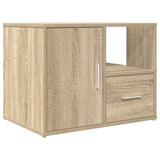 Corner Cabinet Sonoma Oak 160x40x45 cm Engineered Wood - Rear View