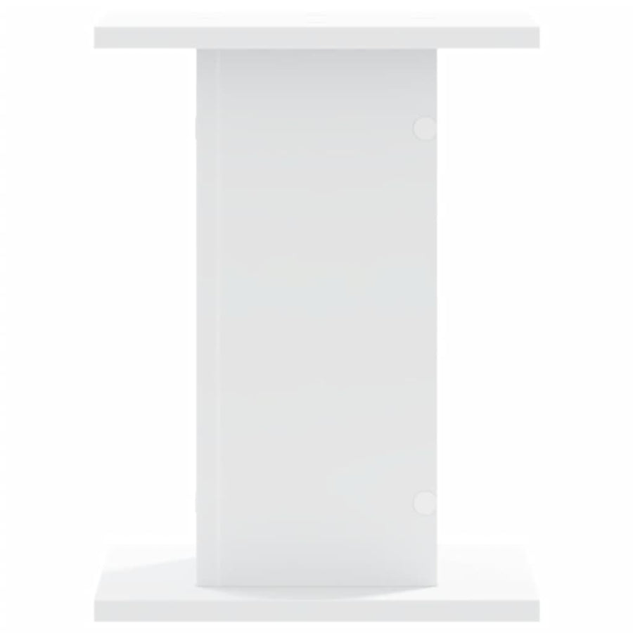 Plant Stands 2 pcs White 30x30x40 cm Engineered Wood