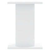 Plant Stands 2 pcs White 30x30x40 cm Engineered Wood - Rear View