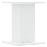 Plant Stands 2 pcs White 30x30x40 cm Engineered Wood - Close-Up Angle