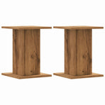 Plant Stands 2 pcs Artisian Oak 30x30x40 cm Engineered Wood
