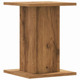 Plant Stands 2 pcs Artisian Oak 30x30x40 cm Engineered Wood - Rear View