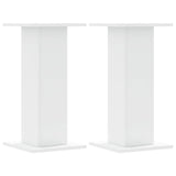 Plant Stands 2 pcs White 30x30x60 cm Engineered Wood