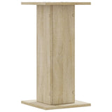 Plant Stands 2 pcs Sonoma Oak 30x30x60 cm Engineered Wood - Rear View