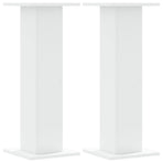 Plant Stands 2 pcs White 30x30x80 cm Engineered Wood
