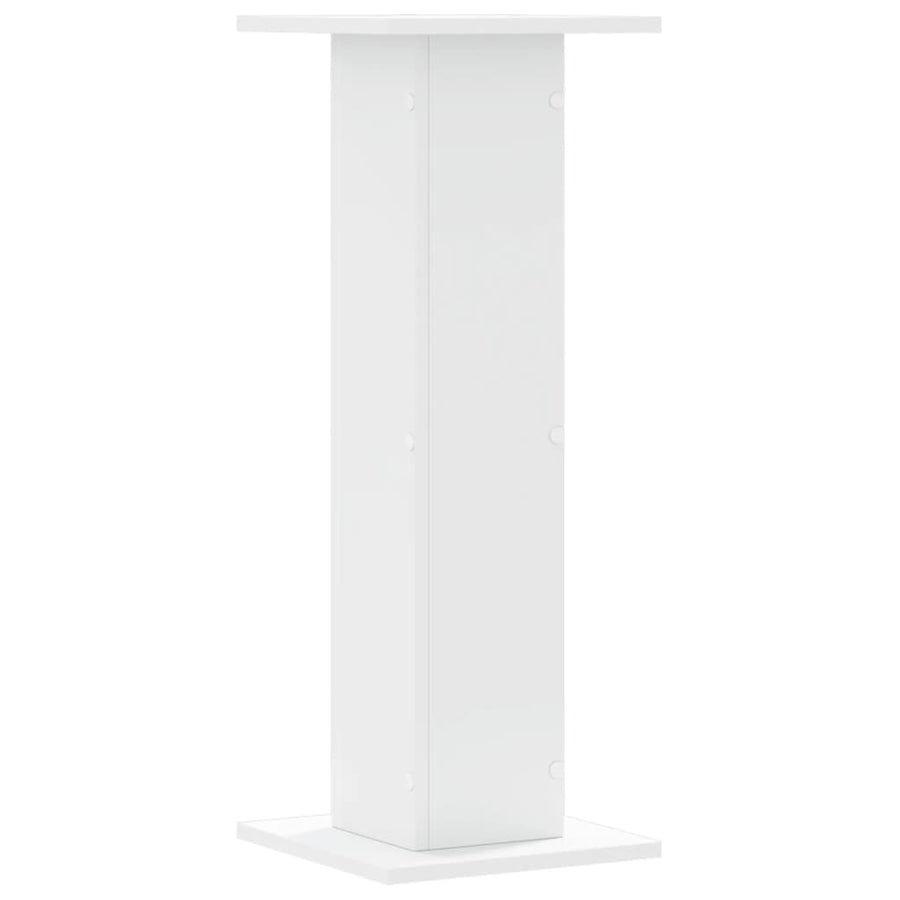 Plant Stands 2 pcs White 30x30x80 cm Engineered Wood