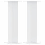 Plant Stands 2 pcs White 30x30x95 cm Engineered Wood