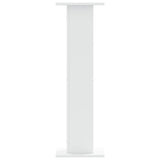 Plant Stands 2 pcs White 30x30x95 cm Engineered Wood - Top-Down View