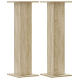 Plant Stands 2 pcs Sonoma Oak 30x30x95 cm Engineered Wood