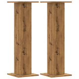 Plant Stands 2 pcs Artisian Oak 30x30x95 cm Engineered Wood