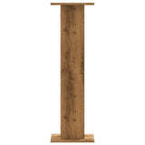 Plant Stands 2 pcs Artisian Oak 30x30x95 cm Engineered Wood - Close-Up Angle