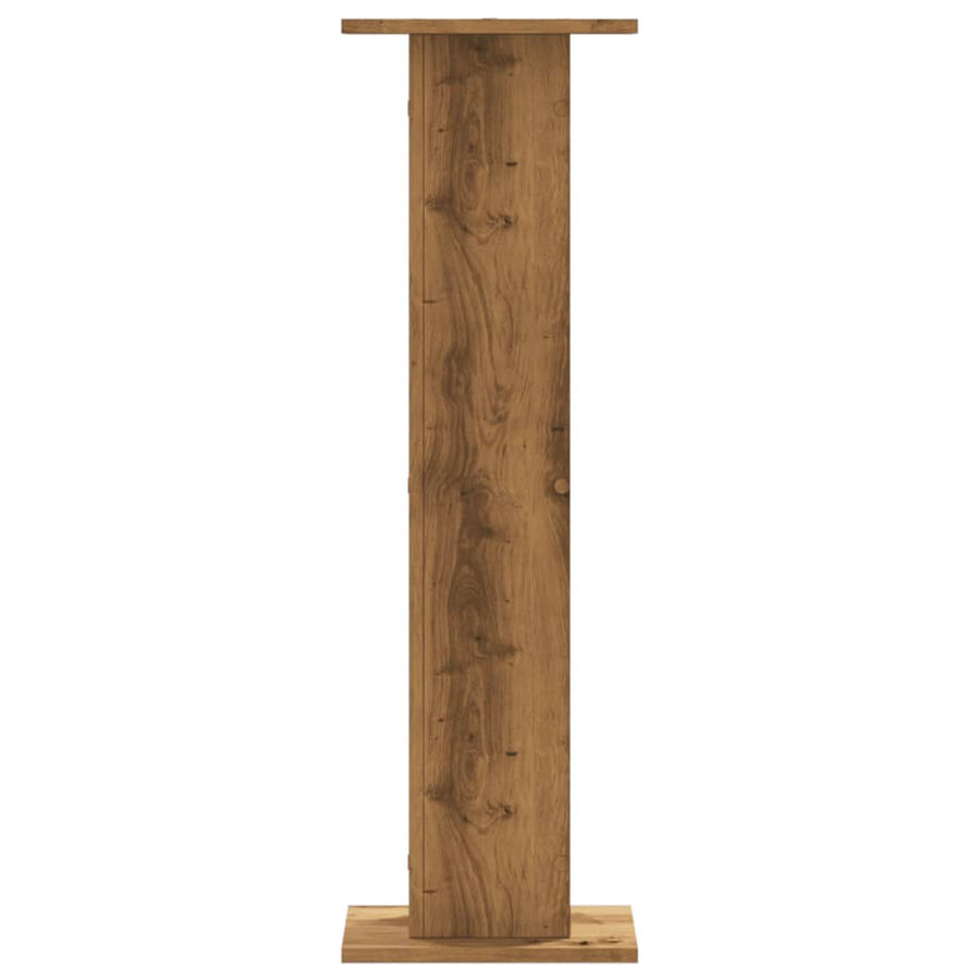 Plant Stands 2 pcs Artisian Oak 30x30x95 cm Engineered Wood