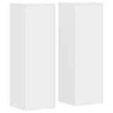 Plant Stands 2 pcs White 33x33x100 cm Engineered Wood