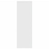 Plant Stands 2 pcs White 33x33x100 cm Engineered Wood - Rear View